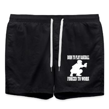 Baseball Baseball Lover Cadeau Jeu de baseball - Short de bain - noir - Devant - AI Model Male 185 light (185cm)