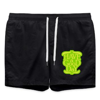 Bonne journée - Short de bain - noir - Devant - AI Model Male 185 light (185cm)