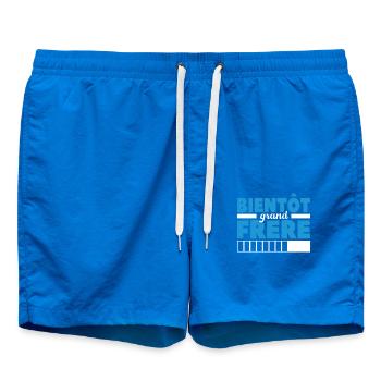 Bientôt Grand-frère - Short de bain - cobalt blue - Devant