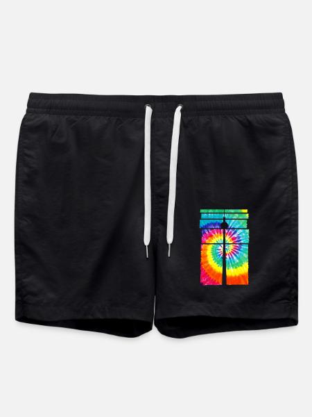 Berlin Souvenir TV Tower - Swim Trunks - black