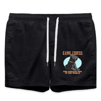 Cane Corso Italiano Dog Dog Owner Gift - Swim Trunks - black - Front - AI Model Male 185 light (185cm)