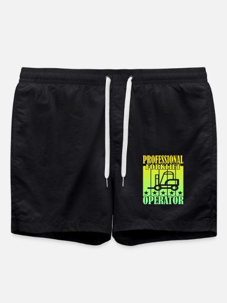 Professional Forklift Operator - Badeshorts - Schwarz