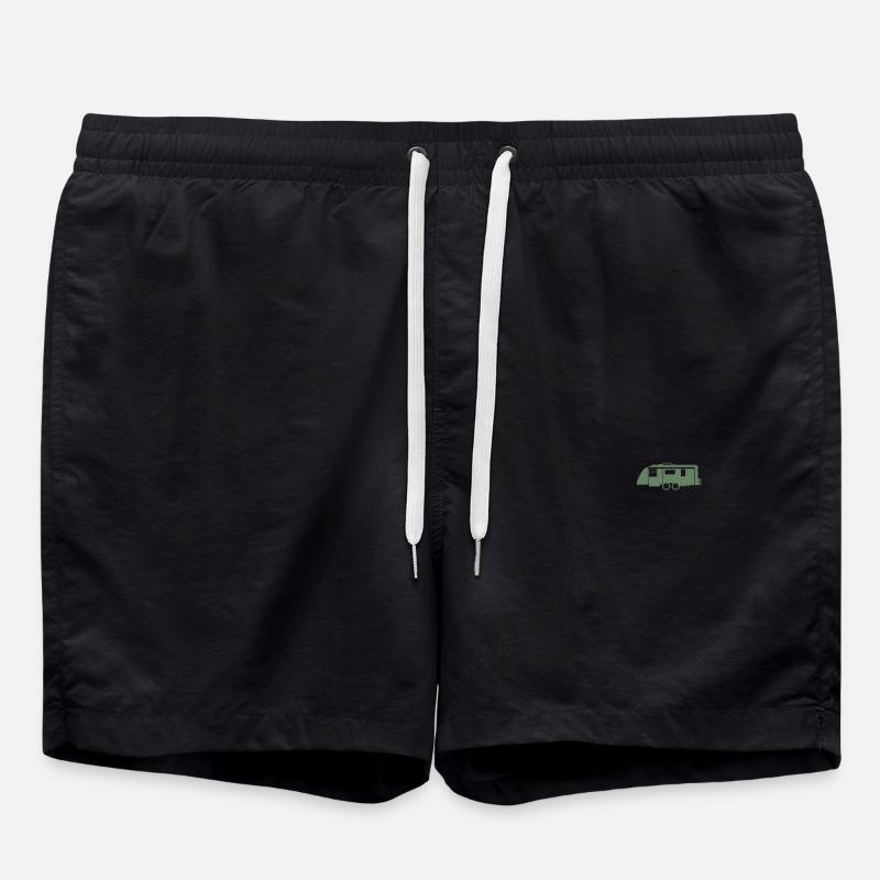 Caravan Shirt - Swim Trunks - black