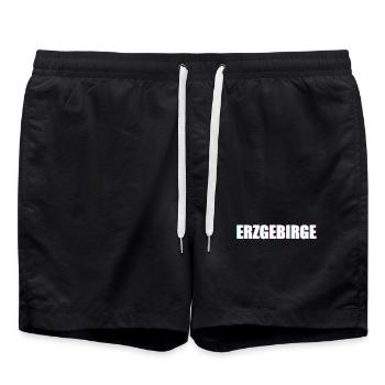 Erzgebirge Neon - Badeshorts - Schwarz - Vorne - AI Model Male 185 light (185cm)