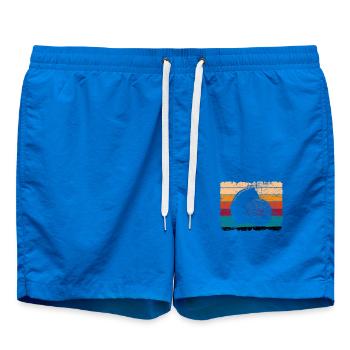 Lemon Fruit Lover Retro Lemonade Gift idea - Badeshorts - Cobalt blue - Vorne