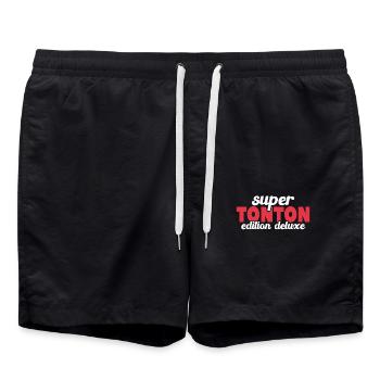Super Tonton Édition Deluxe - Short de bain - noir - Devant - AI Model Male 185 light (185cm)