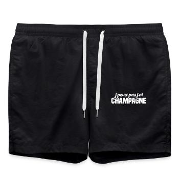Je Peux Pas J'ai - Short de bain - noir - Devant - AI Model Male 185 light (185cm)
