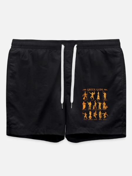 Gods of Greek mythology - Swim Trunks - black