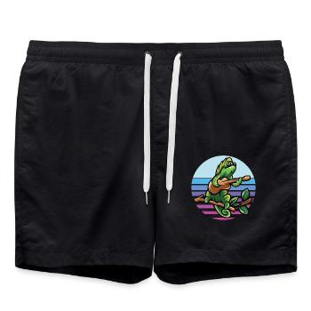 Chameleon - Swim Trunks - black - Front - AI Model Male 185 light (185cm)