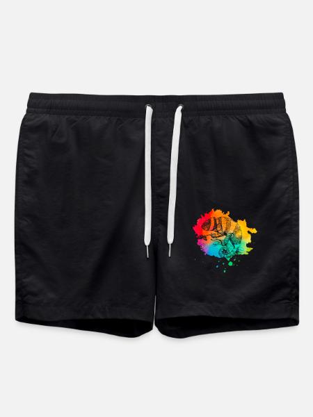 Chameleon Retro - Swim Trunks - black