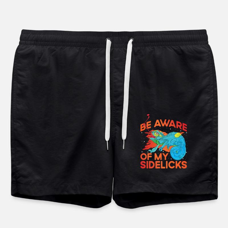 Soyez conscient de mes Sidelicks - Short de bain - noir