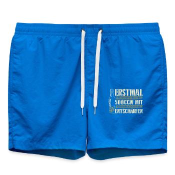 PREMIER AMATEUR DE BIÈRE LINGLASMANTELGESCHOSS 500CCM - Short de bain - cobalt blue - Devant