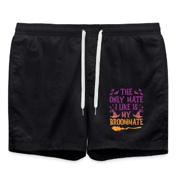Le seul copain que j’aime est mon - Short de bain - noir - Devant - AI Model Male 185 light (185cm)