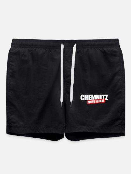 Chemnitz meine Heimat - Badeshorts - Schwarz