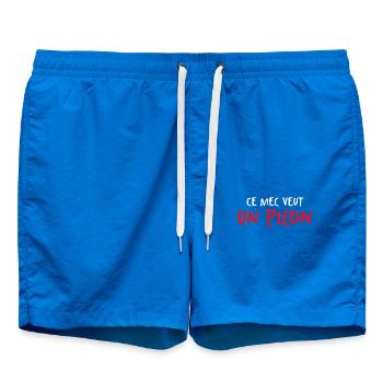 Ce Mec Veut Un Picon - Short de bain - cobalt blue - Devant
