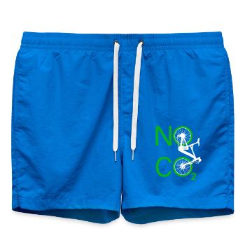 Pas de CO2 Vélo Changement climatique VTT VTT E-Bike - Short de bain - cobalt blue - Devant