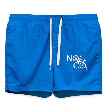 Pas de CO2 Vélo Changement climatique VTT VTT E-Bike - Short de bain - cobalt blue - Devant