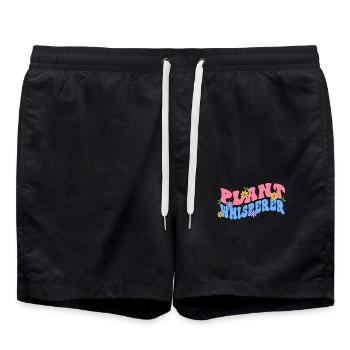 Plant Whisperer Bloom Floral-themed Gardeners - Badeshorts - Schwarz - Vorne - AI Model Male 185 light (185cm)