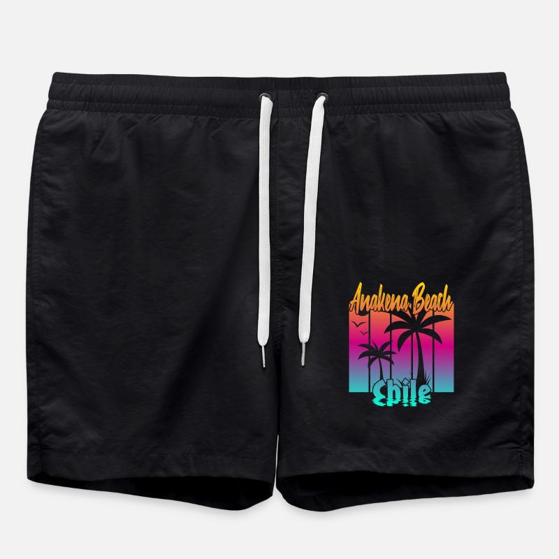 Anakena Beach Chili - Short de bain - noir