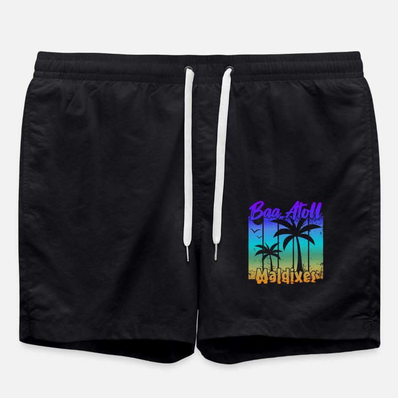 Baa Atoll Maldives - Badeshorts - Schwarz