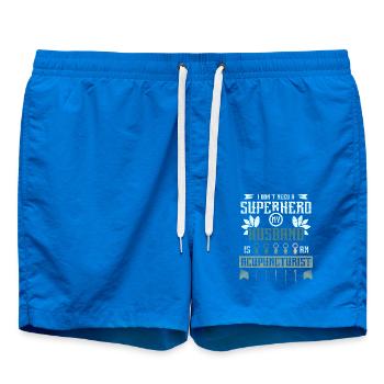 Mon mari est acupuncteur - Short de bain - cobalt blue - Devant