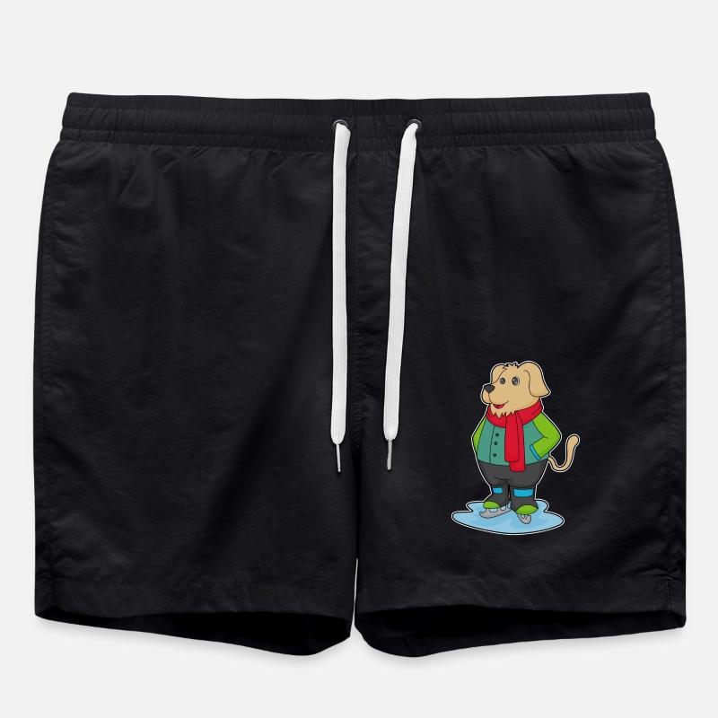Patinage pour chiens avec patins - Short de bain - noir