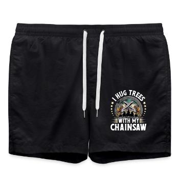 Bûcheron - Short de bain - noir - Devant - AI Model Male 185 light (185cm)
