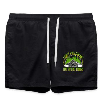 Quad VTT Tout-terrain Quad Riders - Short de bain - noir - Devant - AI Model Male 185 light (185cm)