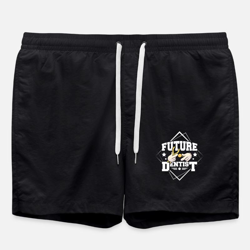 Future dentist - Swim Trunks - black