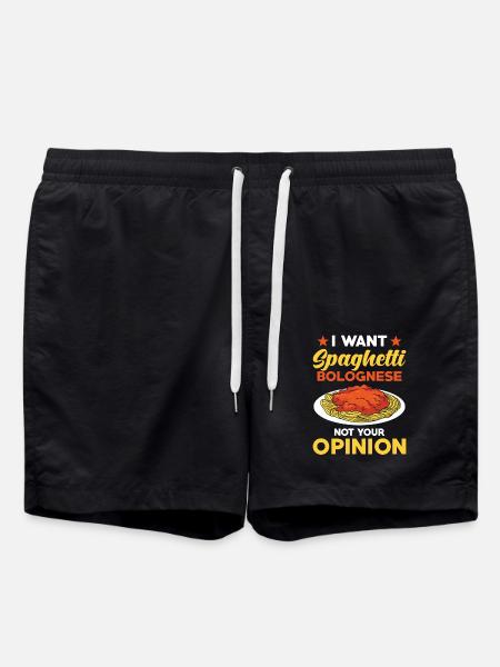 Spaghetti Bolognese - Swim Trunks - black