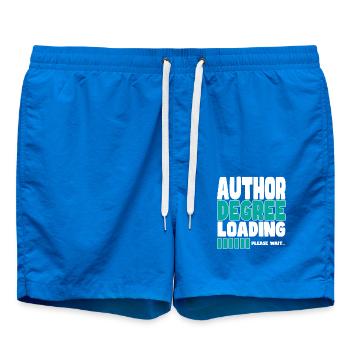 Author invites training - Swim Trunks - cobalt blue - Front