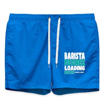 Barista invite à la formation - Short de bain - cobalt blue - Devant