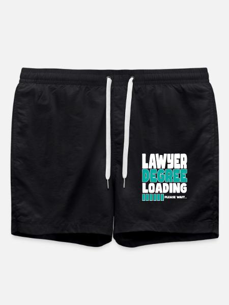 Lawyer invites training - Swim Trunks - black