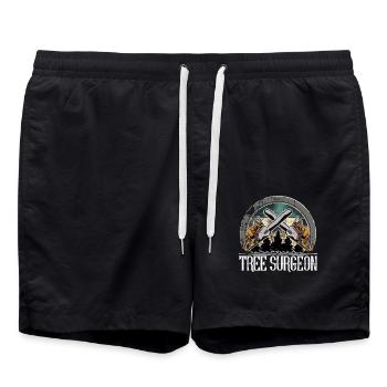 Bûcheron - Short de bain - noir - Devant - AI Model Male 185 light (185cm)