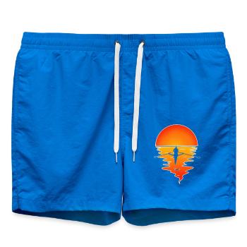 Ruderer Ruderboot Rudern - Badeshorts - Cobalt blue - Vorne