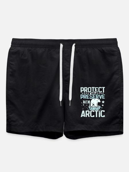 Protéger et préserver l’Arctique - Short de bain - noir