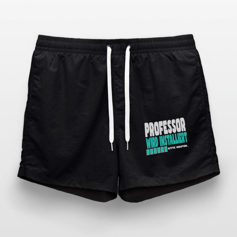 Professor wird installiert Badeshorts