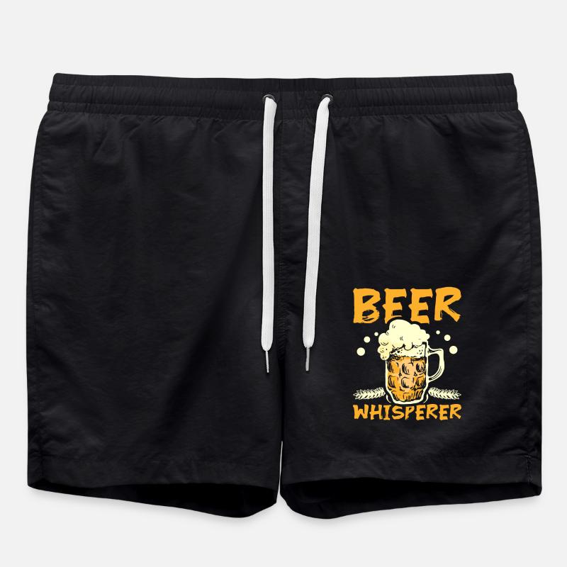 Beer Whisperer - Badeshorts - Schwarz