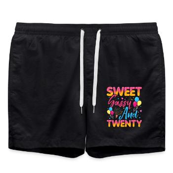 Sweet Sassy And Twenty Sprinkles Delicious - Swim Trunks - black - Front - AI Model Male 185 light (185cm)