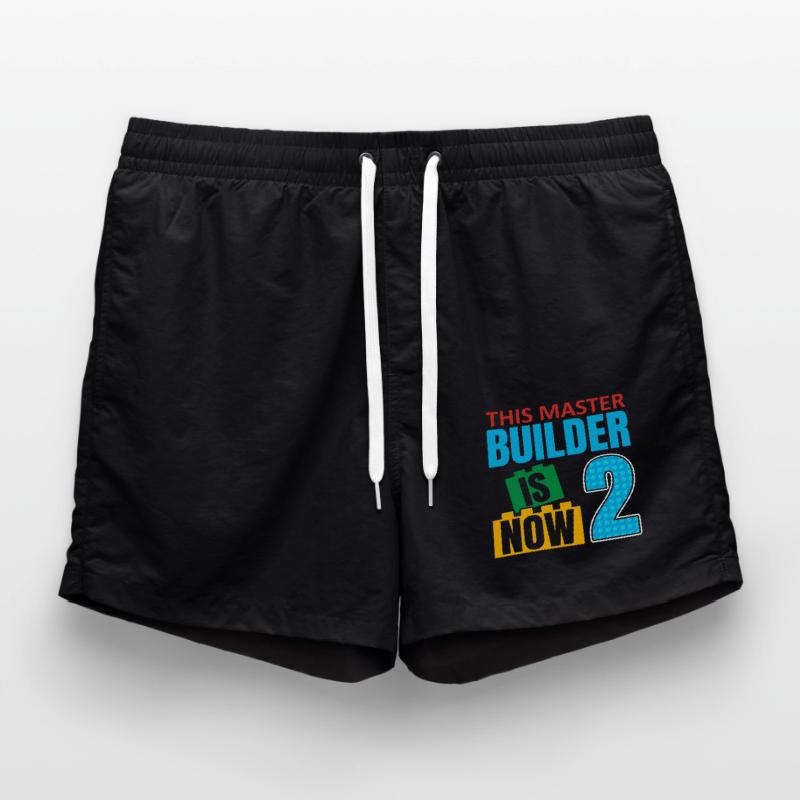 This Builder Is Now 2, Toy Blocks 2. Swim Trunks