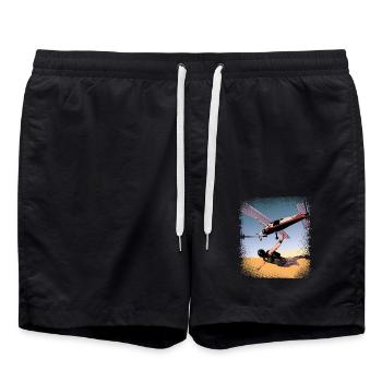 Parachutistes parachutistes parachutés - Short de bain - noir - Devant - AI Model Male 185 light (185cm)