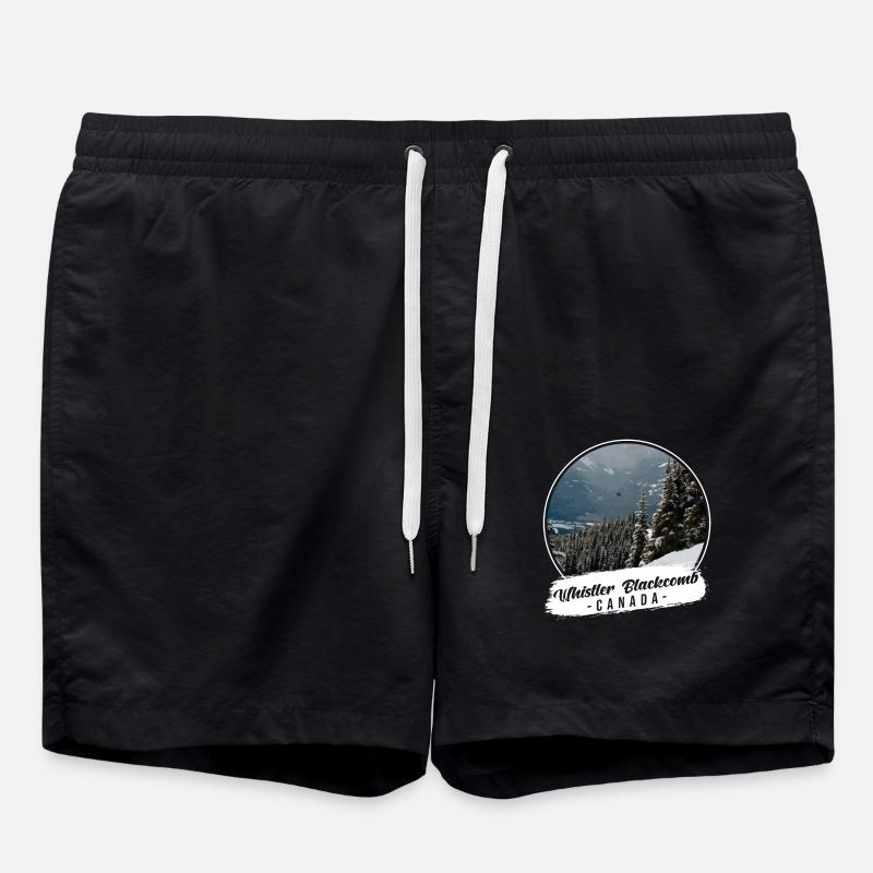 Whistler Blackcomb Canada Souvenir - Short de bain - noir