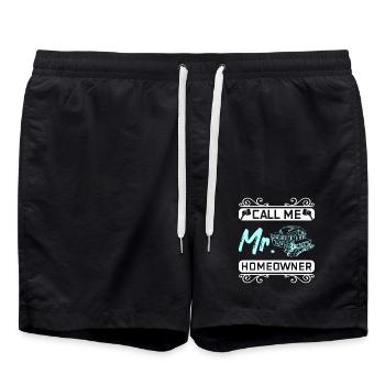 Appelez-moi M. propriétaire - Short de bain - noir - Devant - AI Model Male 185 light (185cm)