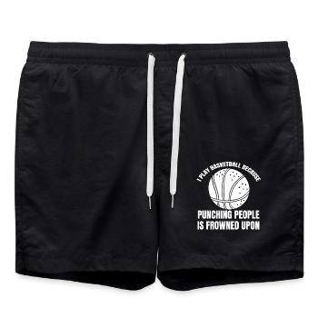 Basketball Basketball Lovers Basketball Club - Short de bain - noir - Devant - AI Model Male 185 light (185cm)
