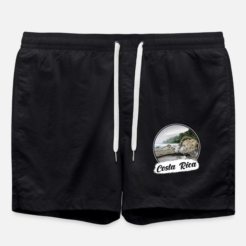 Costa Rica Souvenirs - Swim Trunks - black