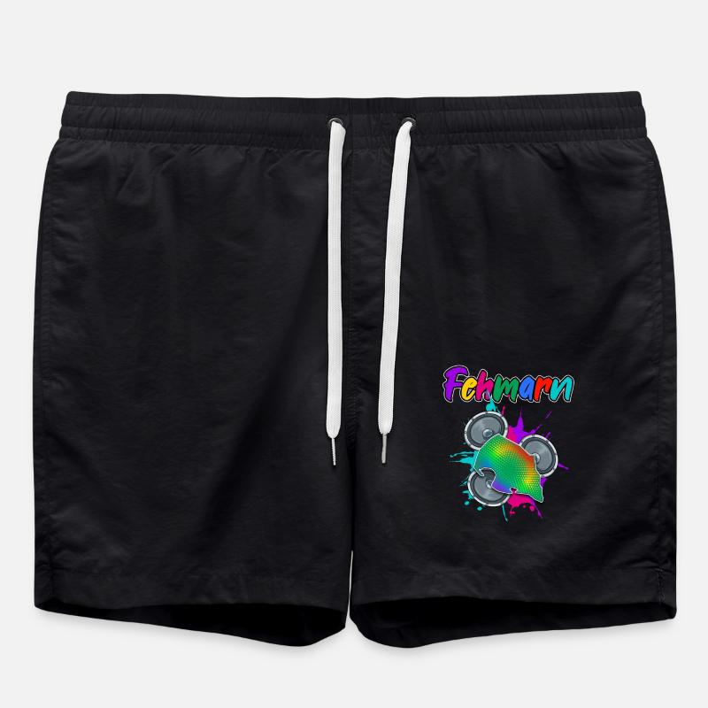 Fehmarn Beat - Badeshorts - Schwarz