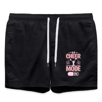 Cheerleader Cheer mode on - Swim Trunks - black - Front - AI Model Male 185 light (185cm)