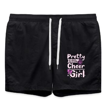Pretty little cheer girl - Badeshorts - Schwarz - Vorne - AI Model Male 185 light (185cm)