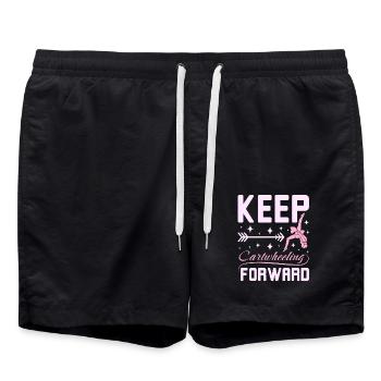 Keep catwheelig forward - Swim Trunks - black - Front - AI Model Male 185 light (185cm)