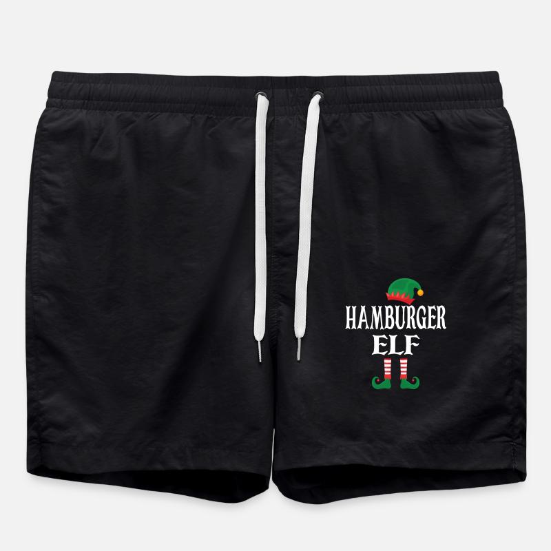 Hamburger Elf - Badeshorts - Schwarz